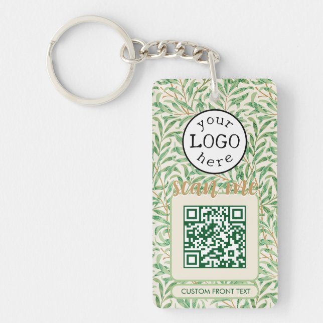 Double QR Code pour les affaires William Morris Gr (Devant)