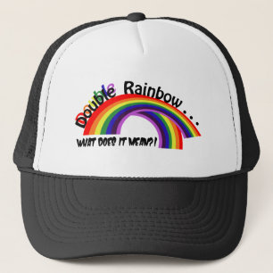 Double Rainbow Hat Truckerkappe