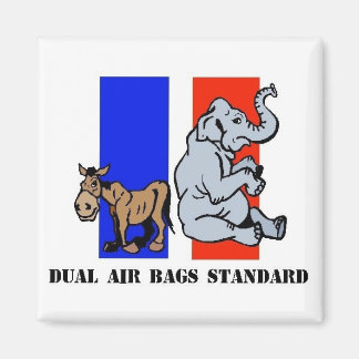 DOUBLE SACS AÉRIENS STANDARD POLITIQUE MAGNET DÉMO