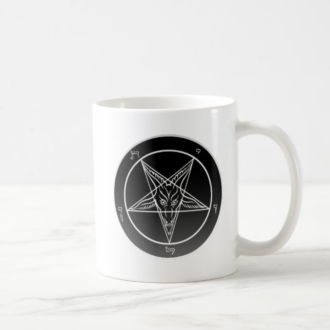 Double Sigil Noir de tasse blanche classique de (Droite)