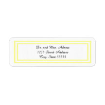 Double Soft Yellow Trial - Rückgabeadresse