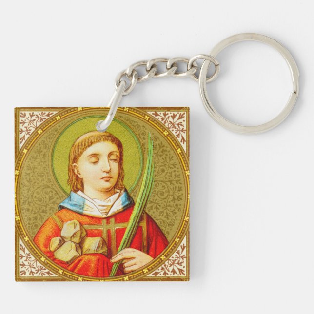 Double St. Stephen the ProtoMartyr (SNV 26) Schlüsselanhänger (Rückseite)
