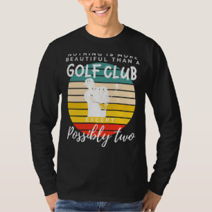 Double Swing Elegante: Golf Club Spaß T-Shirt für