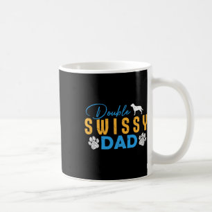 Double Swissy Dog Vater gibt Funny Swissy Dog Love Kaffeetasse