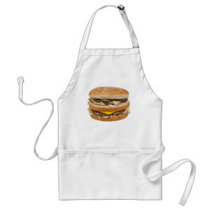 Double tablier de cheeseburger