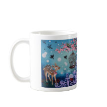 Double tasse de peintures par Josephine DeFrancis