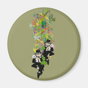 Double Trouble Lucky Irish Twins Magnet