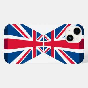 Double Union Jack, Britische Flagge in 3D Case-Mate iPhone 14 Hülle