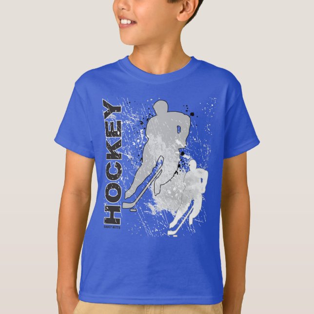 Double Vision Hockey (männlich) T-Shirt (Vorderseite)