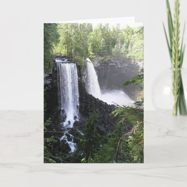 Double Waterfall Karte (Vorderseite)