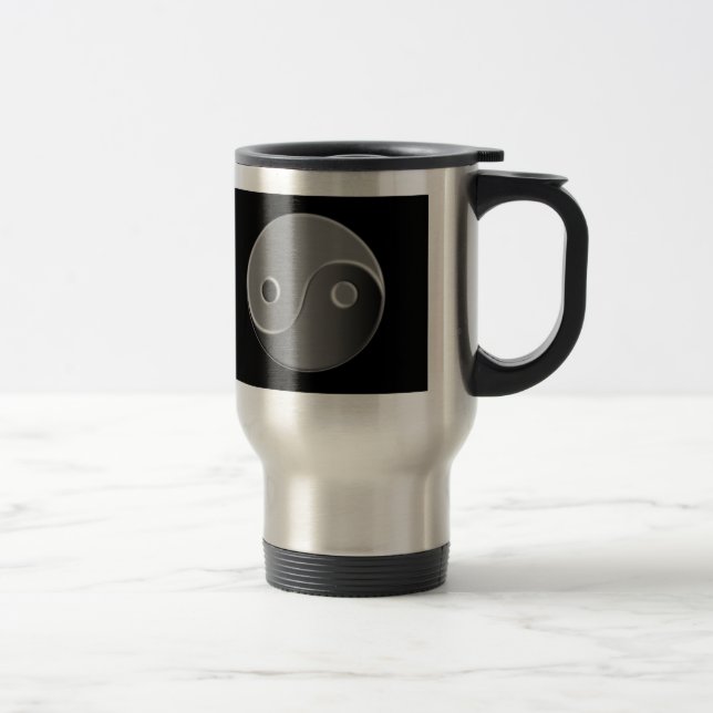 Double Yin Yang Aluminium Voyage Mug (Droit)