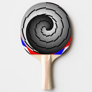 Double Yin Yang Spiral von Kenneth Yoncich Tischtennis Schläger