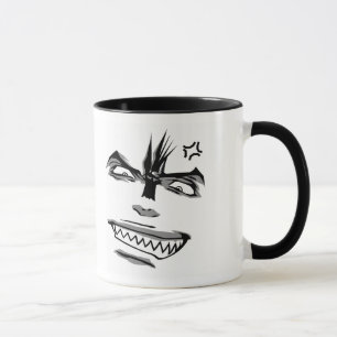 Doubleman glückliche/verärgerte Gefühl-Tasse Tasse