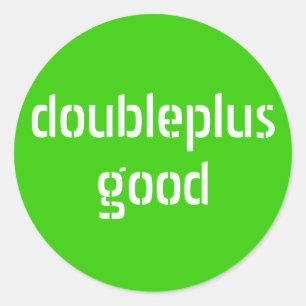 doubleplusgood Aufkleber