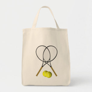Doubles Tennis Thema Sport Tragetasche