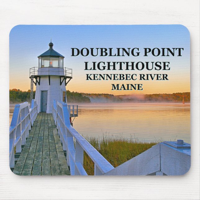 Doubling Point Lighthouse, Maine Mousepad (Vorne)