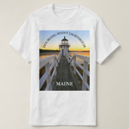 Doubling Point Lighthouse, Maine T - Shirt