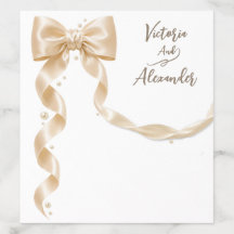 Doublure d'enveloppe de mariage avec un nœud en sa