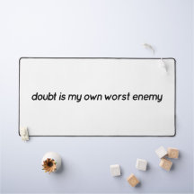 Doubt Desk Mat