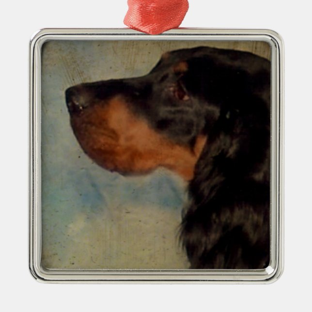 Douce décoration de Gordon Setter (Devant)