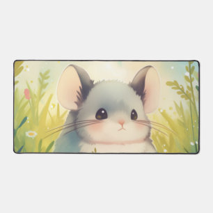 Douce et Fantaisiste Chinchilla dans une Prairie E