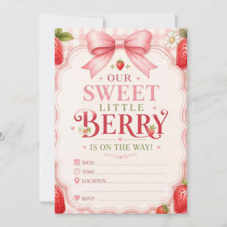 Douce Petite Baie Invitation à la Baby Shower – Fr