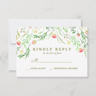 Doucement romantique | Mariage floral RSVP