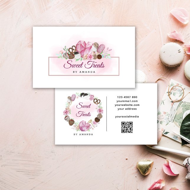 Douceur Carte de visite QR-Code (Créateur téléchargé)