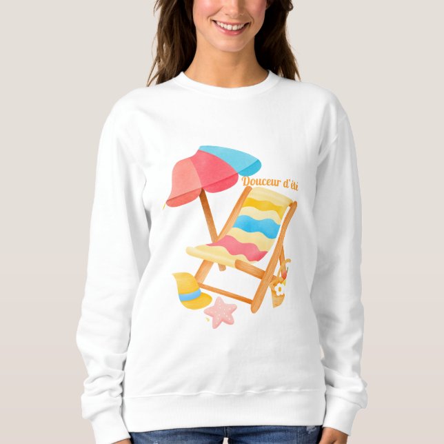 Douceur d'été sweatshirt (Vorderseite)