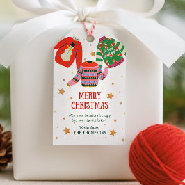 Douceur moche, Étiquettes cadeaux de vacances