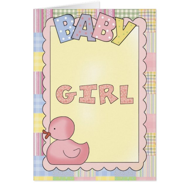 Douche de cartes de bébé, Congrats, nouveau bébé (Devant)