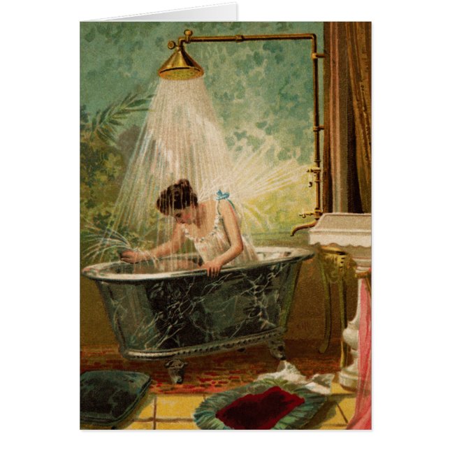 Douche de la carte pliée de la mariée (Devant)