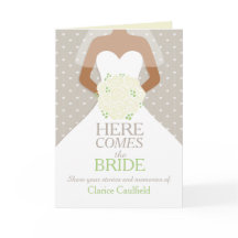 Douche nuptiale blanc roses souvenirs carte de sou