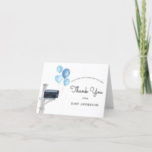 Douche pour bébé garçon par Merci postal