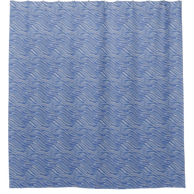 Douche rideau Eau bleue (Devant)