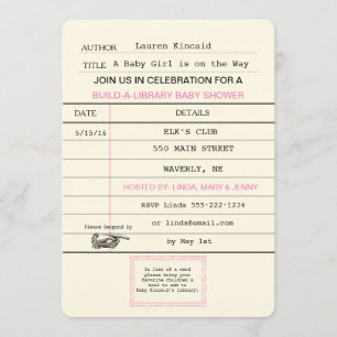 Douche vintage de livre de carte de bibliothèque