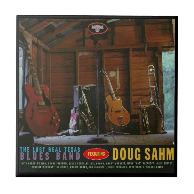 Doug Sahm u. das letzte wirkliche Texas-Blues-Band Fliese (Vorderseite)
