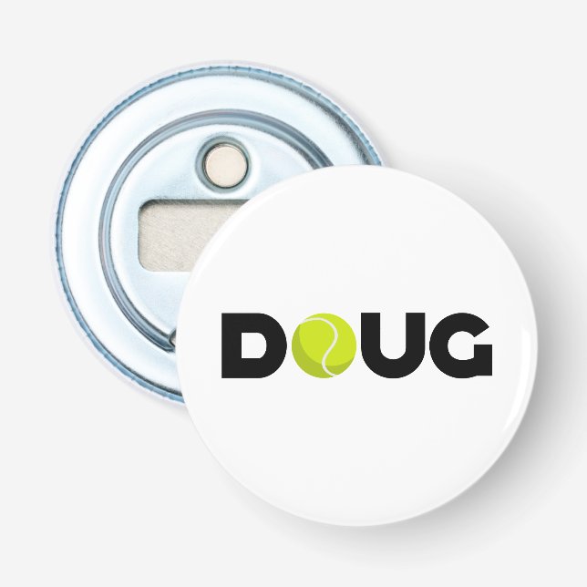 Doug Tennis Flaschenöffner (Vorderseite)
