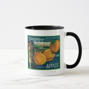 Doughboy-Apple-Kiste LabelWatsonville, CA Tasse