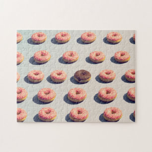 Doughnüsse in einer Gruppe
