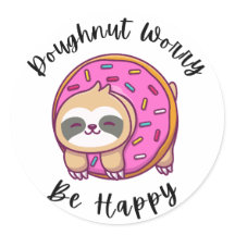 Doughnut Besorgnis, sei glücklich