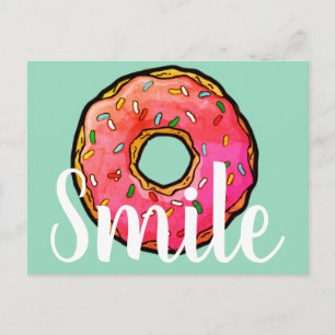 Doughnut Delite SMILE Postkarte