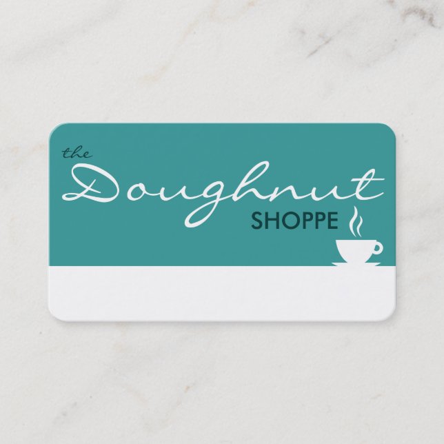 DOUGHNUT (Farbe anpassbar) Treuekarte (Vorderseite)