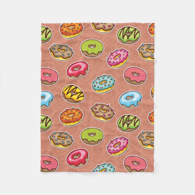 Doughnut Fleecedecke (Vorderseite)