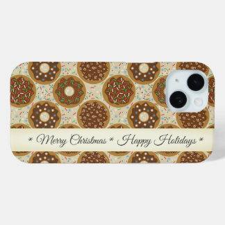 Doughnut Frohe Weihnachten glückliche Feiertage Case-Mate iPhone Hülle