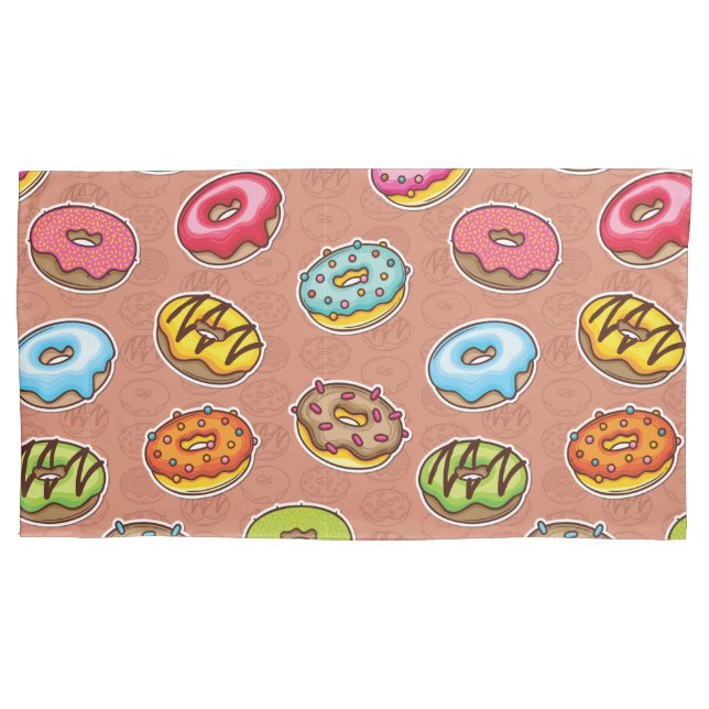 Doughnut Kissenbezug (Vorderseite-Links)