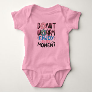 Doughnut Lover - Donut Besorgnis erregende Ermutig Baby Strampler