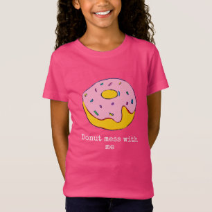 Doughnut lustiger Slogan niedliche Nahrungskunst T-Shirt