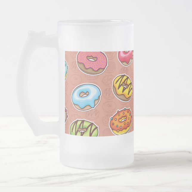 Doughnut Mattglas Bierglas (Links)