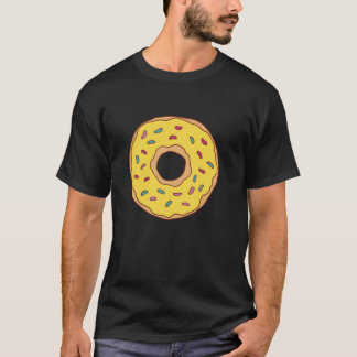 Doughnut mit Yellow Icing Motif für Men Women Chi T-Shirt